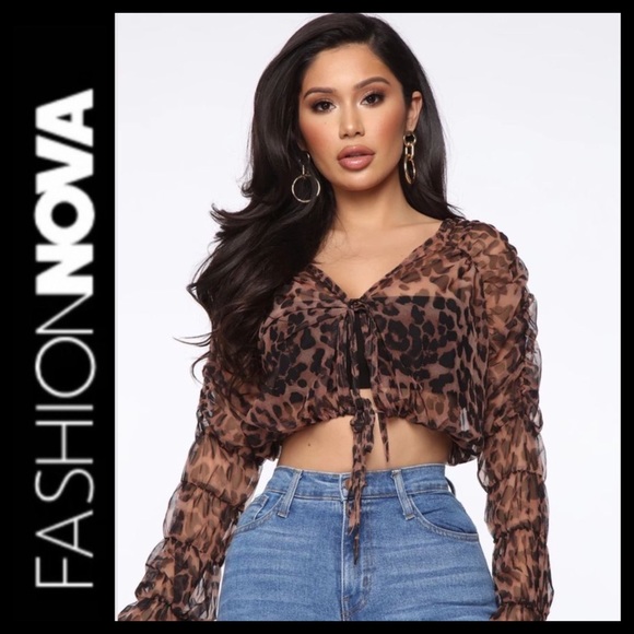NWT Fashion Nova Mesmerized Mesh Top - Picture 3 of 8